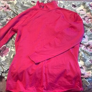 Under Armour pink cold gear top